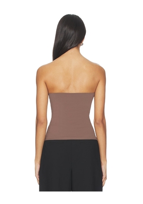 EAVES Bo Tube Top in Brown. Size M. Also in L, S, XL, XS, XXS.