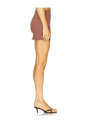 ALL THE WAYS Arielle Skirt in Brown. Size M. Also in L, S, XL, XS.