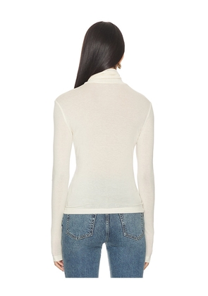 Citizens of Humanity Caradene Turtleneck in White. Size M. Also in L, XL.