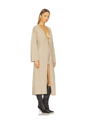 ALL THE WAYS Matilda Cardigan in Beige. Size S. Also in XS, M, L.