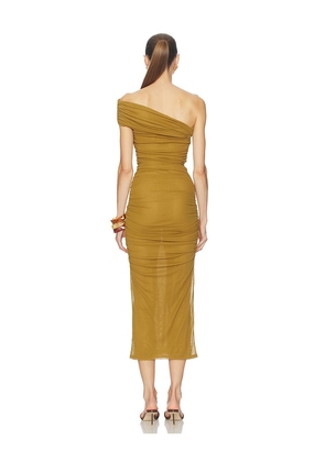 Camila Coelho Aleda Midi Dress in Green. Size M. Also in S, XL.