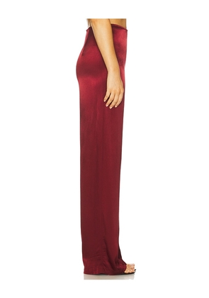 Bardot x REVOLVE Devin Pant in Burgundy. Size 12. Also in 4, 2, 6, 8, 10.