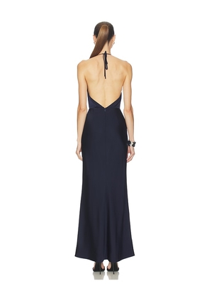 ALL THE WAYS Vivienne Maxi Dress in Navy. Size M. Also in XS, XXS, S, L, XL.