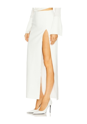 Ceren Ocak Slit Pencil Skirt in White. Size S. Also in XL.