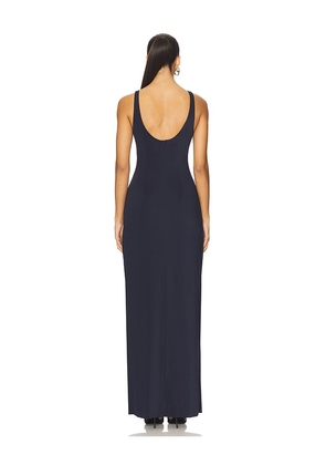 Ceren Ocak Jersey Dress in Navy. Size M. Also in L, S.