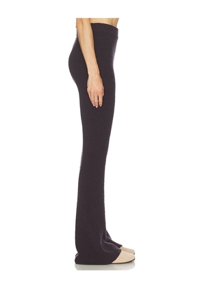 Camila Coelho Nika Rib Pant in Chocolate. Size M. Also in XS, XXS, S, L, XL.