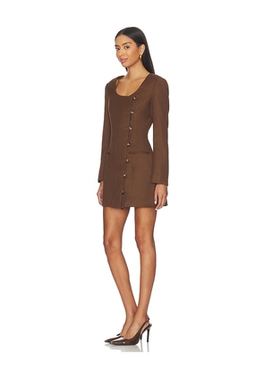 ASTR the Label Kassandre Dress in Brown. Size S. Also in L, M, XS.