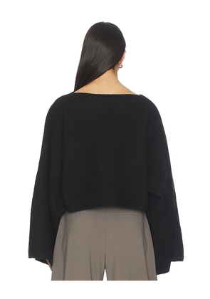 EAVES Whinnie Knit Cape in Black. Size M. Also in XS, XXS, S, L, XL.