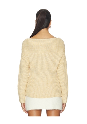 ASTR the Label Franisbel Sweater in Yellow. Size M. Also in L, S, XL, XS.