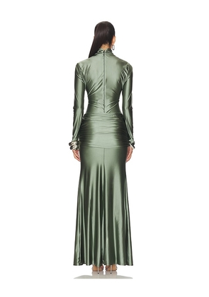 DELFI Anastasia Dress in Army. Size M. Also in XS, S, XL.