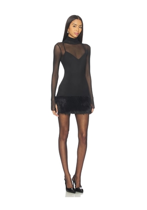 AFRM Saige Dress in Black. Size S. Also in M, L, XL.