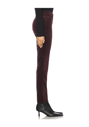 AG Jeans Mari Straight in Wine. Size 24. Also in 26, 25, 27, 28, 29.