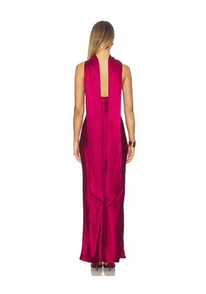 Amanda Uprichard x REVOLVE Ashton Maxi Dress in Wine. Size M. Also in L, S, XS.