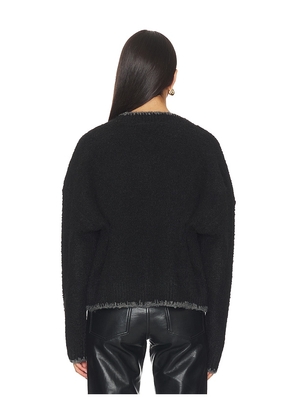 GUIZIO Guizio Heart Sweater in Black. Size S. Also in XS, L.