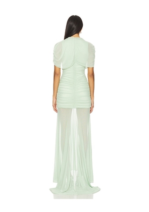 Amanda Uprichard Evianna Gown in Green. Size L. Also in XS, S, M.