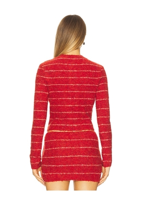 GUIZIO Carline Cardigan in Red. Size M. Also in XS, S, L.