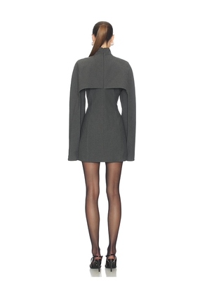 Camila Coelho Noeme Mini Dress in Grey. Size XS. Also in XXS, S, M, L, XL.