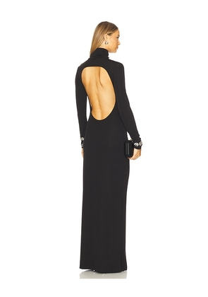 Des Phemmes Backless Long Dress in Black. Size 40/S. Also in 38/XS, 42/M.