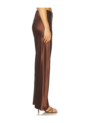 CAMI NYC Bristol Mid Rise Pant in Brown. Size M. Also in L, XL.
