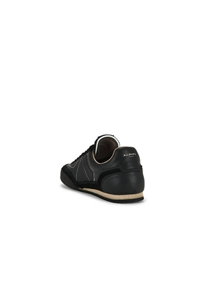 ALLSAINTS Harry Low Top in Black. Size 11. Also in 10, 9.