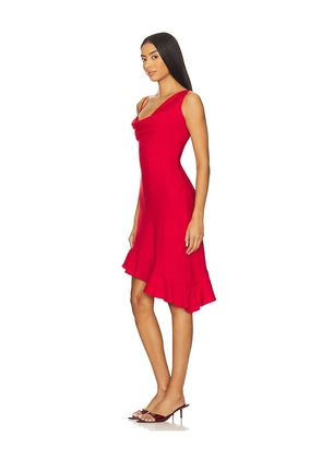 Azeeza Daphne Mini Dress in Red. Size M. Also in XS, L.
