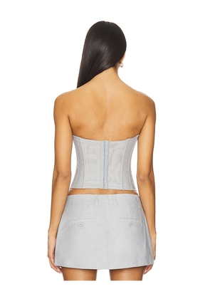GUIZIO Chrys Corset in Grey. Size S. Also in XXS, XS.