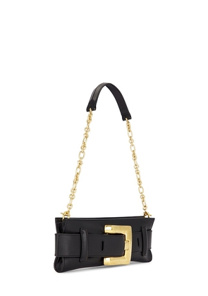 BALMAIN Anthem Clutch in Black.