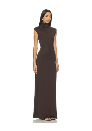 EAVES Ingrida Gown in Brown. Size M. Also in L, S, XL.