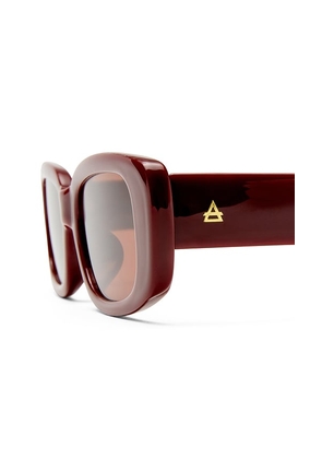 AIRE Ceres Sunglasses in Burgundy.