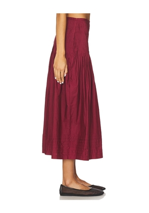 Ciao Lucia Rosa Skirt in Burgundy. Size 10. Also in 0, 12, 6.