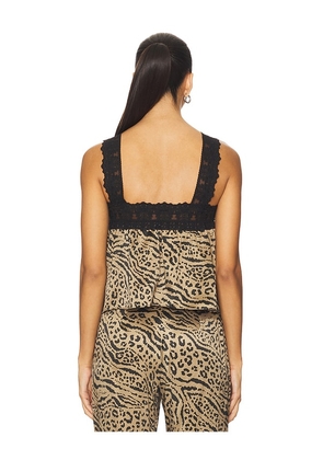 Ciao Lucia Leah Top in Brown. Size M. Also in XS, XL.