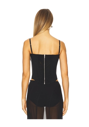 Anna October Tulip Kiss Top in Black. Size M. Also in S, L.