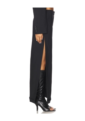 Alexander Wang Mid Rise Tailored Maxi Skirt in Black. Size 2. Also in 4, 6.