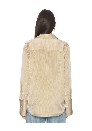 Citizens of Humanity Camilla Shirt in Brown. Size S. Also in M.