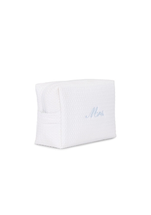 Abbode Mrs. Waffle Pouch in White.