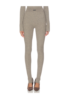 Fear of God ESSENTIALS Waffle Legging in Grey. Size M. Also in S, XS.