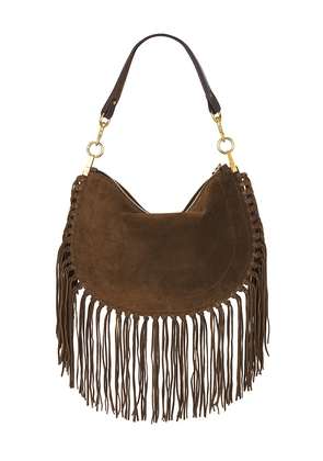 Isabel Marant Oskan Soft Crossbody Bag in Brown.