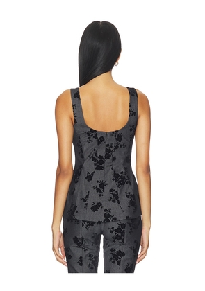 Amanda Uprichard x REVOLVE Empire Top in Black. Size M. Also in L, S, XL, XS.