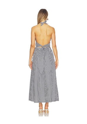 FAITHFULL Lido Maxi Dress in Black,White. Size L. Also in M, XL.