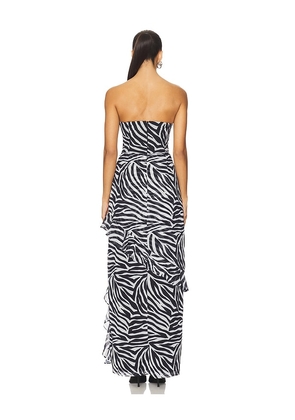 Amanda Uprichard x REVOLVE Magnolia Dress in Black,White. Size M. Also in XS, S.