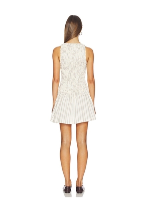 FAITHFULL Maria Mini Dress in Lemon. Size L. Also in S, XS, M, XL.
