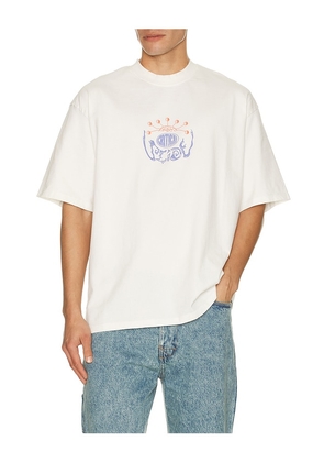 Critical Slide Madness Tee in White. Size M. Also in L, S.