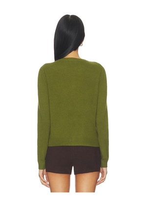 GUIZIO Relaxed Cardigan in Green. Size M. Also in XXS, XS, S, L, XL.