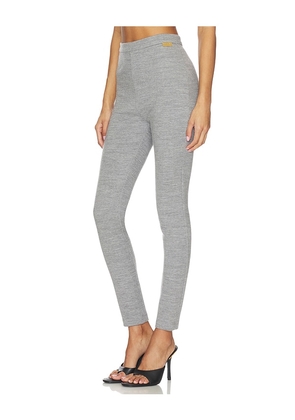 BALMAIN Zipped Legging in Grey. Size M. Also in S, L.