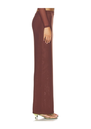 BY.DYLN Maddox Skirt in Chocolate. Size M. Also in L, S.