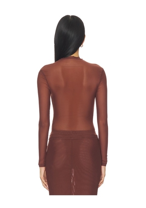 BY.DYLN Gem Top in Chocolate. Size M. Also in S, L, XL.