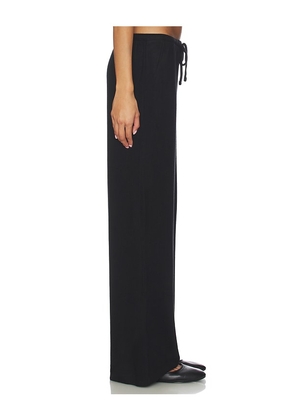 eberjey Cozy Time Pant in Black. Size M. Also in XS, S, L, XL.