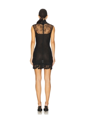 Blumarine Chantilly Lace Dress in Black. Size 38. Also in 42.