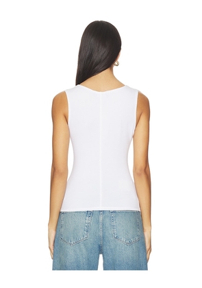 EB Denim South Beverly Tank Top in White. Size M. Also in S, L.
