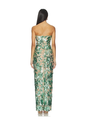 Bronx and Banco Dahlia Maxi Dress in Green. Size M. Also in L, XL.